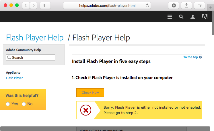 flash player for mac os 10.5 8